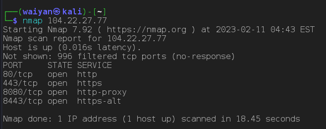 nmap